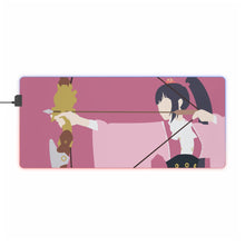 Load image into Gallery viewer, Kabaneri Of The Iron Fortress RGB LED Mouse Pad (Desk Mat)