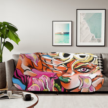 Load image into Gallery viewer, JoJo's Bizarre Adventure: Vento Aureo - Giorno Giovanna Sherpa Blanket
