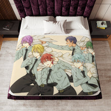 Load image into Gallery viewer, Kuroko's Basketball Tetsuya Kuroko, Daiki Aomine, Atsushi Murasakibara Sherpa Blanket