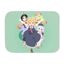 Load image into Gallery viewer, Miss Kobayashi's Dragon Maid Sherpa Blanket