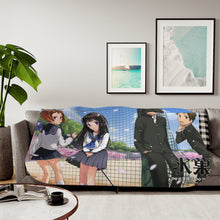 Load image into Gallery viewer, Hyuoka main members Sherpa Blanket