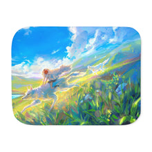 Load image into Gallery viewer, Anime Princess Mononoke Sherpa Blanket