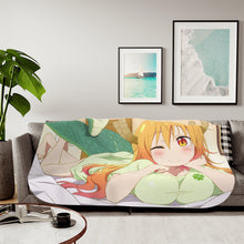 Load image into Gallery viewer, Miss Kobayashi's Dragon Maid Kobayashi San Chi No Maid Dragon, Tohru Sherpa Blanket