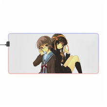Load image into Gallery viewer, The Melancholy Of Haruhi Suzumiya RGB LED Mouse Pad (Desk Mat)
