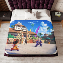 Load image into Gallery viewer, Dragon Ball : Tenkaichi Budokai Sherpa Blanket