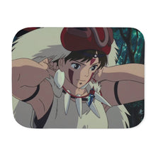Load image into Gallery viewer, Anime Princess Mononoker Sherpa Blanket