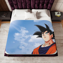 Load image into Gallery viewer, Goku Sherpa Blanket