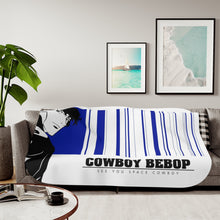 Load image into Gallery viewer, Anime Cowboy Bebop Sherpa Blanket