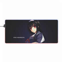 Load image into Gallery viewer, Saekano: How To Raise A Boring Girlfriend RGB LED Mouse Pad (Desk Mat)