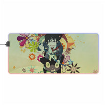 Load image into Gallery viewer, Blue Exorcist RGB LED Mouse Pad (Desk Mat)
