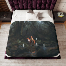 Load image into Gallery viewer, Anime Princess Mononoke Sherpa Blanket