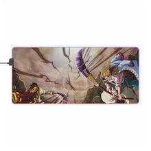Load image into Gallery viewer, Gol D. Roger Vs Edward Newate RGB LED Mouse Pad (Desk Mat)