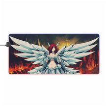 Load image into Gallery viewer, Erza Scarlet - Fight til the hell RGB LED Mouse Pad (Desk Mat)