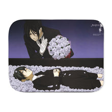 Load image into Gallery viewer, Black Butler Sherpa Blanket