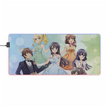 Load image into Gallery viewer, Rascal Does Not Dream of Bunny Girl Senpai RGB LED Mouse Pad (Desk Mat)