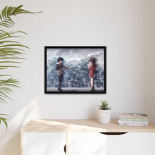 Load image into Gallery viewer, Anime ERASED Canvas Framed Art Print