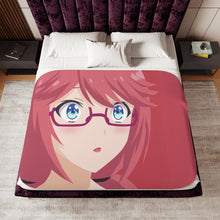 Load image into Gallery viewer, Airi Sakura Sherpa Blanket