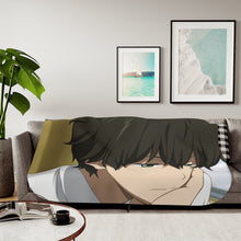 Load image into Gallery viewer, Hōtarō Oreki Face Sherpa Blanket