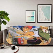 Load image into Gallery viewer, Cowboy Bebop Sherpa Blanket