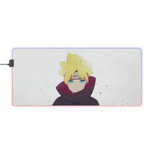 Load image into Gallery viewer, Boruto Uzamaki RGB LED Mouse Pad (Desk Mat)