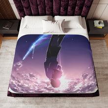 Load image into Gallery viewer, Your Name. Sherpa Blanket