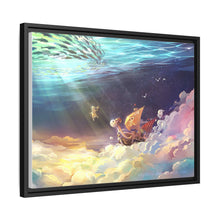 Load image into Gallery viewer, The Merry Under the Ocean Canvas Framed Art Print
