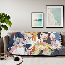 Load image into Gallery viewer, Miss Kobayashi's Dragon Maid Sherpa Blanket