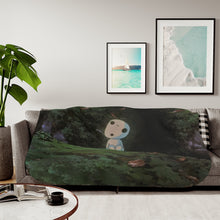 Load image into Gallery viewer, Princess Mononoke Sherpa Blanket