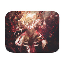 Load image into Gallery viewer, Fate/Apocrypha Saber Of Red Sherpa Blanket