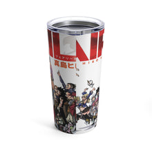Load image into Gallery viewer, Fairy Tail Natsu Dragneel, Erza Scarlet, Gray Fullbuster, Lucy Heartfilia, Happy Tumbler 20oz