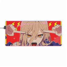 Load image into Gallery viewer, Anime Chainsaw Man RGB LED Mouse Pad (Desk Mat)