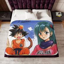 Load image into Gallery viewer, Anime Dragon Ball Sherpa Blanket