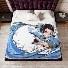 Load image into Gallery viewer, Demon Slayer: Kimetsu no Yaiba Sherpa Blanket