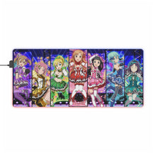 Load image into Gallery viewer, Memory Defrag Idol Banner RGB LED Mouse Pad (Desk Mat)
