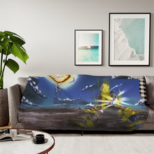 Load image into Gallery viewer, Goku vs Freeza Sherpa Blanket