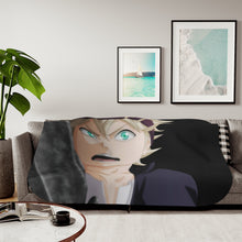 Load image into Gallery viewer, Black Clover Asta Sherpa Blanket