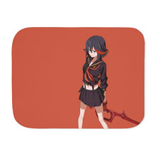 Load image into Gallery viewer, Anime Kill La Kill Sherpa Blanket