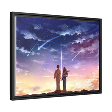 Load image into Gallery viewer, Anime Your Name. Canvas Framed Art Print