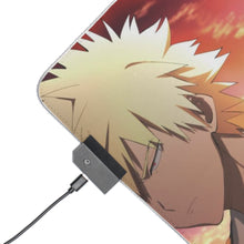 Load image into Gallery viewer, My Hero Academia Izuku Midoriya, Katsuki Bakugou RGB LED Mouse Pad (Desk Mat)