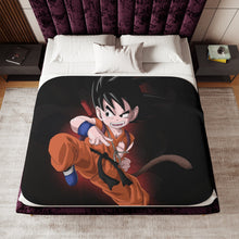 Load image into Gallery viewer, Anime Dragon Ball Sherpa Blanket