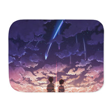 Load image into Gallery viewer, Taki and Mitsuha (Your Name) Sherpa Blanket
