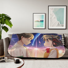 Load image into Gallery viewer, Your Name. Sherpa Blanket