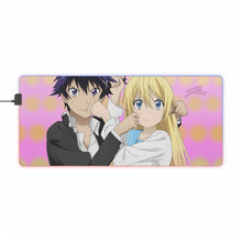 Load image into Gallery viewer, Nisekoi Chitoge Kirisaki RGB LED Mouse Pad (Desk Mat)