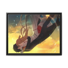 Load image into Gallery viewer, Asuna and Kirito Canvas Framed Art Print