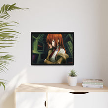 Load image into Gallery viewer, Makise Kurisu Canvas Framed Art Print