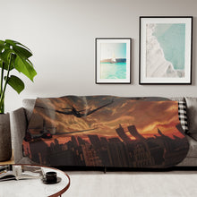 Load image into Gallery viewer, Anime Cowboy Bebopr Sherpa Blanket