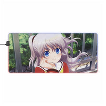 Load image into Gallery viewer, Nao Tomori smiling RGB LED Mouse Pad (Desk Mat)