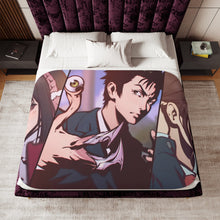 Load image into Gallery viewer, Girls who love the man in the middle Sherpa Blanket