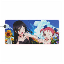 Load image into Gallery viewer, Accel World Kuroyukihime, Yuniko Kouzuki RGB LED Mouse Pad (Desk Mat)