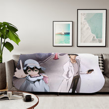 Load image into Gallery viewer, Mayuri and Okabe Sherpa Blanket